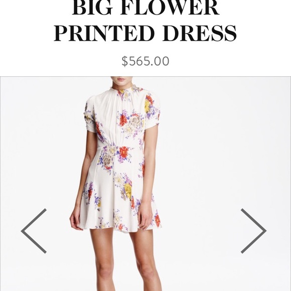 TiMo x Goop Big Printed Flower Dress (white)